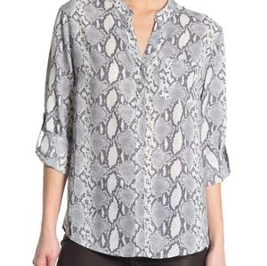 Kut from the Kloth Harper snake print blouse